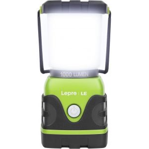 Led Camping Lantern,Powerful 1000lm Battery Powered,Adjustable Brightness,Waterproof Camping Lighting,For Camping,Bivouac,Fishing,Hiking,Cellar,Etc. - Neuf