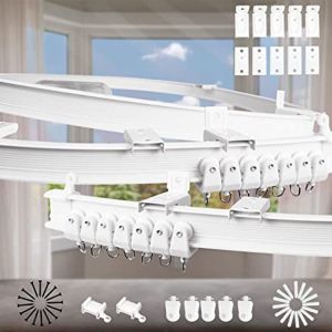 Flexible De Rod De Rideau, 2 Compteur Extensible De Tringle A Rideau, Tringle A Rideau, Cloison Sur Rail - Neuf