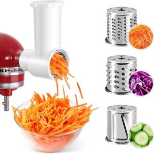 Accessoires trancheur-râpeur pour mixeur Kitchenaid, accessoires trancheur pour trancher rapidement les légumes pour les salades et les pommes de terre - Neuf