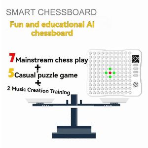Jeu De Société Électronique Smart Gomoku Go 14 En 1, Jeu De Réflexion Et D'entraînement Au Combat Avec Intelligence Artificielle - Neuf