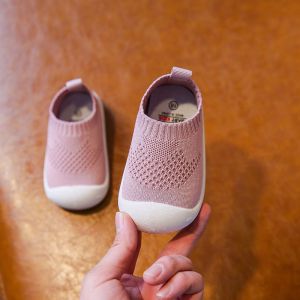 Bébé D'abord-Chaussures De Marche De 1 À 4 Ans Enfant Chaussures De Formateurs Bambin Bébé Garçons Filles Semelle Souple Antidérapante Toile Respirante Slip-On Sneakers - Neuf