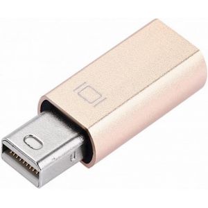 TIANYI-Adaptateur d'affichage virtuel Adaptateur 4K Mini DP Mini-Displayport DDC EDID Prise factice &Eacute;mulateur d'affichage fant&ocirc;me sans t&ecirc;te HDTV Couleur Or 4K &agrave; 17 Hz - Neuf