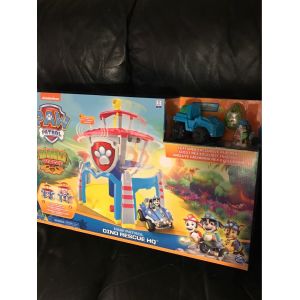 Playset Quartier General Dino Rescue Paw Patrol - La Pat' Patrouille - Neuf