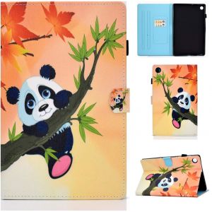Coque pour Lenovo Tab M10 Plus 3rd Gen(2022) 10.6'', ?tui Housse Lenovo Tab M10 Plus 3rd Gen, Coque de Protection avec Support Fonction pour M10 Plus 3rd Gen, Feuille D'&iquest;&iquest;rable Panda - Neuf