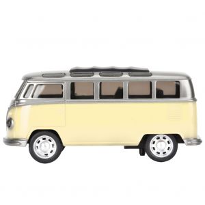 Mini-jouets, modele de bus a inertie, jouet avec son et lumiere, cadeau pour enfants (jaune) - Neuf