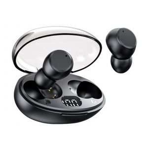 &Eacute;couteurs sans fil Bluetooth 5.3 avec indicateur de charge LED et &eacute;tui de chargement - Neuf