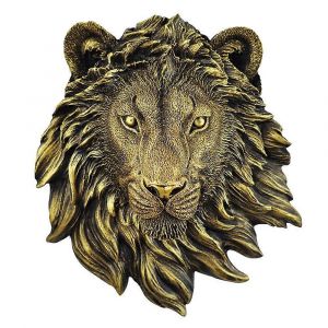 1Pcs Tête d'Animal Décor Mural Décor Mural Statue Décor Intérieur Simulation Statue - Neuf