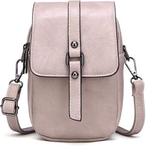 TZF-Sac de téléphone à bandoulière vintage pour femme, petit sac à bandoulière Messenger sac à main en argent sac à main portefeuille Avec prise casque - Neuf