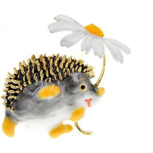 Kalanka-Jolie Broche En Forme De H&eacute;risson Pour Femme, Accessoire De Bijoux Animaux, D&eacute;coration De V&ecirc;tements, &Eacute;pingles, Jeans, Chemise, Sac, Bijoux De Dessin Anim&eacute;, Cadeaux Pour Femme, Anniversaire, &Eacute; - Neuf