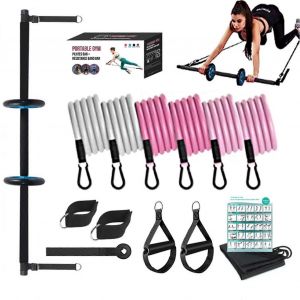 Ensemble De Barres De Pilates, Equipement De Musculation Portable Pour Salle De Sport - Neuf