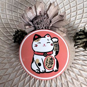 sticker personnalis&eacute; - couleur - chat statue - fait main - Neuf