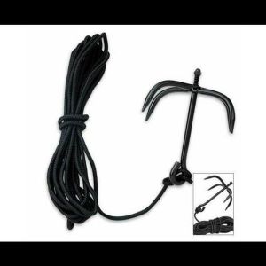 Grappin Ultime Et Corde De 10 M &iquest; Acier Inoxydable Noir Pour L'escalade, Les Comp&eacute;tences Ninja Et Les Aventures De Survie - Neuf