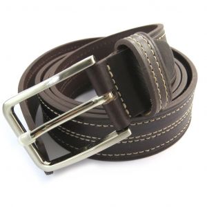 Promotion ! Ceinture Cr&eacute;ateur 'lois Jean' Marron - 3. 5 Cm - Neuf