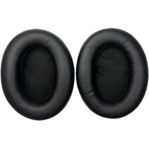 KAL-Coussinets D'Oreille Pour Sony Wh-0Xm2 (Wh1000Xm2) Casque, Oreillette De Remplacement Pour Sony Mdr-0X (Mdr1000X) Casque, Cuir Souple (Noir) - Neuf