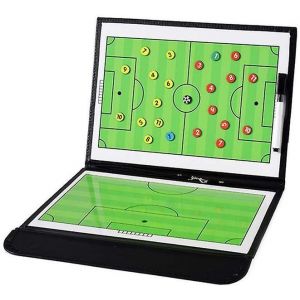 Kit De Presse-Papiers Pour Entraîneur De Football Tactique - Tableau Magnétique Avec Marqueur Effaçable À Sec Pour La Planification Stratégique Et Le Positionnement Des Joueurs - Neuf