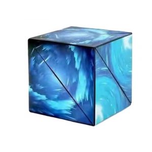 Puzzle Cube Magique 3D - Jouet Fidget &agrave; Forme Changeante - &Eacute;dition Ciel &Eacute;toil&eacute; - Neuf