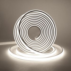 Lumière Au Néon Led Cob,Bande Led Ip65 Etanche Bande Lumineuse 220v Super Lumineux 288 Leds/M Flexible Bande Lumière Pour Diy Projets D'éclairage Intérieur Et Extérieur (Blanc,4m) - Neuf
