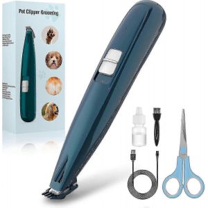 Tondeuse Pour Chien,Jolie Tondeuse À Poils D'animaux Professionnelle Avec Lumière Led Pour Chiens Chats Pattes,Yeux,Oreilles,Visage,Corps,Tondeuse Électrique Sans Fil Pour Poils De Chien - Neuf