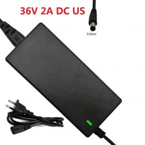 Adaptateur D'alimentation Cc 42v 54.6v 2a,5 Prises,Chargeur De Batterie Au Lithium,Prise Remplaçable,Ac100-240v,Prise Eu Us,Adaptateurs D'alimentation--36v 2a Dc Us - Neuf
