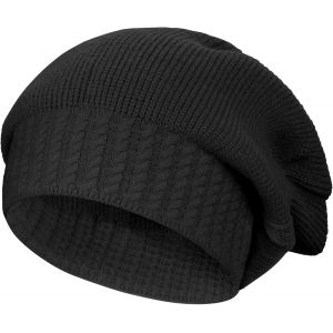 Jexnovashop-Bonnet D'hiver Chaud Pour Femme, Respirant Et &Eacute;lastique Bonnet En Tricot Torsad&eacute;, Bonnet Thermique Automne-Hiver - Neuf