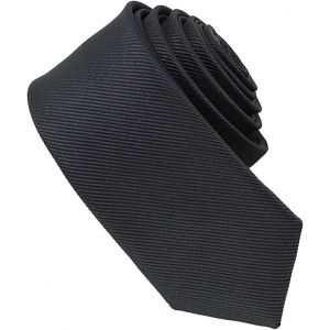 Cravate Classique(150 * 5cm),Cravate Homme,Cravate Pour Hommes Faite À La Main,Pour Mariage Cravate D'affaires Formelle,Compris Boîte,Noir - Neuf