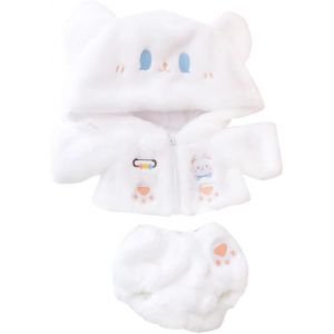 KALANKA-10 cm15 cm 20 cm 40 cm Poupée en peluche Vêtements Sweat à capuche Pantalon Ours laiteux Tenue Poupée Accessoires Dress Up (40 cm) Multicolore - Neuf
