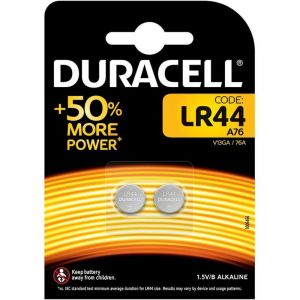 Pack De 2 Piles Bouton Alcalines Duracell Lr44.v13ga Bl - Neuf