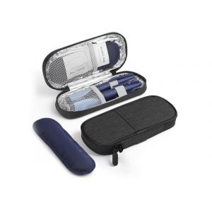 Sac isotherme à insuline pour voyage - Étui de rangement pour médicaments pour diabétiques - Noir - Neuf