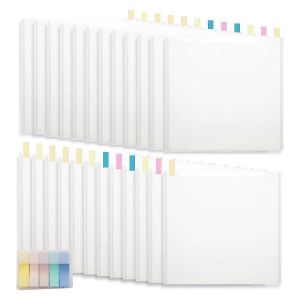 24pcs Organisateur De Stockage De Papier De Scrapbooking,12x13 Pouces Avec 100pcs Tabs - Neuf