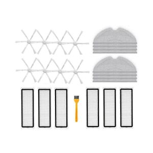23PCS pour Mi Robot Aspirateur Vadrouille 2 STYTJ03ZHM Aspirateur Brosse Lat&eacute;rale Filtre Vadrouille Chiffon - Neuf