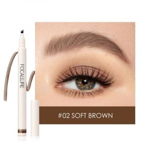 Focallure Crayon &Agrave; Sourcils Cosm&eacute;tiques Ombre Marqueur Liquide Imperm&eacute;able Teinte Pour Le Maquillage.02. - Neuf