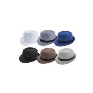 Chapeau Tissu Borsalino Modeles Assortis Multicolores - Neuf