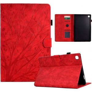 Kal-&Eacute;tui Housse Coque Pour Samsung Galaxy Tab S5e 10,5 2019 Housse Sm-T720/T725 &Eacute;tui &Agrave; Rabat Et Portefeuille Case Avec Fonction Support, Coque De Protection Galaxy Tab S5e - Rouge - Neuf