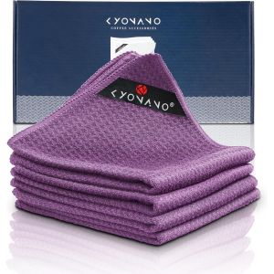 KALANKA-Barista Accessoires Barista Lot de 4 Chiffons de Nettoyage 30 x 30 cm pour Nettoyer Votre équipement de café, Chiffons Barista extrêmement absorbants pour Plante à Vapeur et Machine - Neuf
