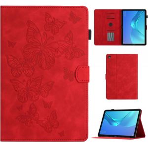 Coque pour Huawei MediaPad M5 /M5 Pro 10.8 2018 ?tui de Protection Case Tablette Housse Smart Cover avec R&iquest;&iquest;veil/Veille Auto pour Huawei MediaPad M5 / M5 Pro 10.8 Pouces 2018, Rouge - Neuf