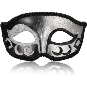 Masque De Bal Masqu&eacute; Pour Homme,Masque V&eacute;nitien R&eacute;tro Pour Homme,Pour Halloween,Bal Masqu&eacute; De Mardi Gras.[J403] - Neuf