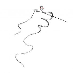 Bâton À Cheveux Frange Design Forme De Serpent Queue De Cheval Épingle À Cheveux Finition Brillante Pince À Cheveux En Forme De Serpent Photographie Accessoire De Cheveux De Vacances - Neuf