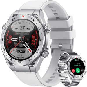 Kal-Montre Connectée Homme Smartwatch Avec Appel: 1.42" Ronde Smart Watch Homme Surveillance Santé Fréquence Cardiaque Sommeil 123+ Modes Sportif Fitness Tracker Montre Intelligente Compatible Androi - Neuf