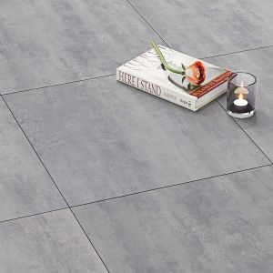 30X30Cm 15 Dalles Sol Pvc Auto-Adhésives Carreaux De Ciment Gris Autocollant Pour Carrelage Sol Gris Effet Béton Revêtement De Sol Adhésif Pour Salle De Bain Salon Étanche Film Adh[APP8811677] - Neuf