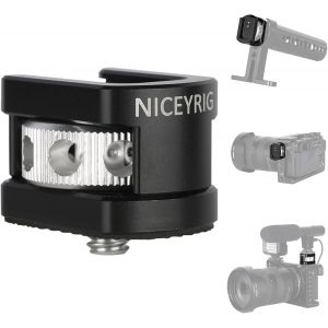 MEVRONISSHOP-Sabot de serrage avec vis 1/4"-20 pour microphone/moniteur/lumi&egrave;res LED - Neuf