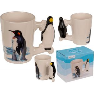 Kalanka-Tasse En Céramique Avec Pingouin 11 X 8,5 Cm 300 Ml - Neuf