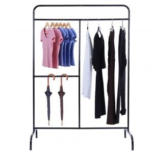 Hjlian Porte-Vetements Simple, Robuste Et Durable, Portable, Pour Chambre A Coucher Et Balcon - Neuf
