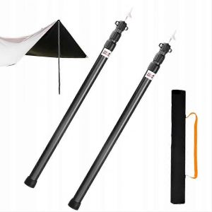 Draki Namiotowe Teleskopowe Poteaux De Tente Aluminium 93 - 250 Cm Lot De 2 - Neuf
