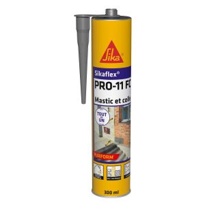 Mastic polyur&eacute;thane PU tout en 1 flex PRO 11 FC Purform Gris B&eacute;ton Collage puissant Mastic multi-mat&eacute;riaux Etanche Int&eacute;rieur et Ext&eacute;rieur Construction et Bricolage 300ml - Neuf