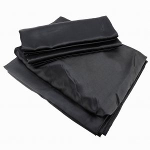 Hjlian Parure De Lit En Satin De Soie Anti-Acariens Avec Housse De Protection Et Protege-Matelas (Twin) - Neuf