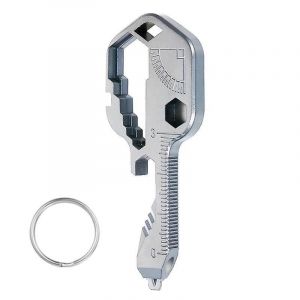 Porte-Cl&eacute;s Multitool,24 En 1 Outils Cl&eacute;s Et Gadgets,Multi-Outil De Poche,Outil Porte-Cl&eacute;s Ext&eacute;rieur Pour Fath - Neuf
