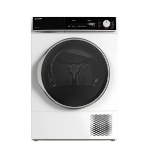 Sharp - S&egrave;che-linge pompe &agrave; chaleur 12kg 59.6cm blanc KD-NHB2S7GWE-FR - Neuf