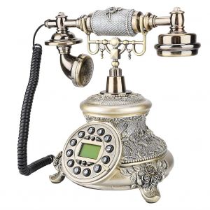 Ms-5700d Eu Style RéTro TéLéPhone Fixe Bureau à Domicile TéLéPhone De Bureau - Neuf