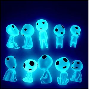 10 pièces aléatoire lumineux de l'esprit de la forêt de princesse Mononoke arbre E - Neuf