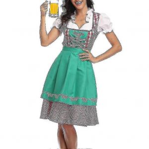 Costume D'oktoberfest Pour Femme, Tenue Traditionnelle Allemande Bavaroise, Tenue De Carnaval, Robe De Demoiselle D'honneur, Taille Xxl - Neuf